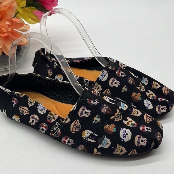 Bobs by Sketchers Bobs For Dogs Black Loafers Sz 9. SKT0357C - Picture 3 of 9